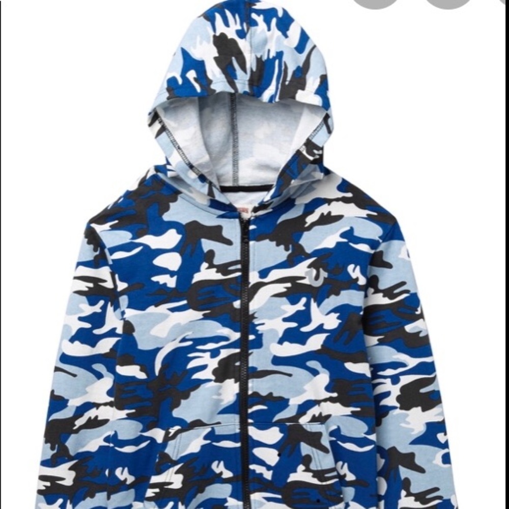 100% AUTHENTIC Boy’s True Religion Camo Hoodie